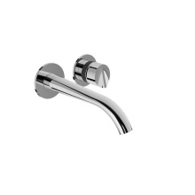 BARiL T47-8100-00L-CY-050 - Trim only for single lever wall-mounted lavatory faucet, drain not included