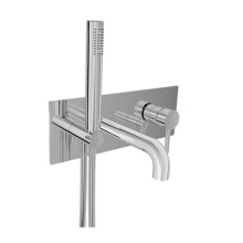 BARiL T66-2001-PB-CC-150 - Trim only for pressure balanced wall-mounted tub faucet with hand shower