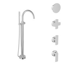 BARiL B80-1101-00-CC - Floor-mounted tub filler with hand shower (without handle)