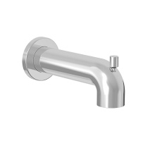 BARiL BEC-0520-74-CC - 7'' round tub spout with diverter