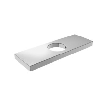 BARiL PLA-0440-00-CC - Single hole lavatory faucet decorative rectangular plate