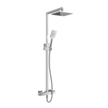 BARiL PRO-1401-03-CC - Complete thermostatic shower kit on square pillar
