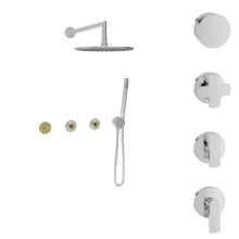 BARiL PRO-3301-80-CC - Complete thermostatic shower kit (without handle)
