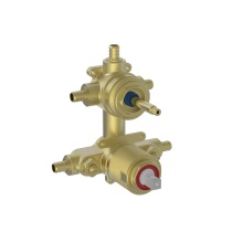 BARiL RVA-9191-P0-NS-B - Pressure balanced rough with 3-way diverter - PEX connections