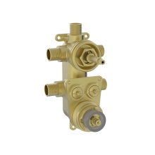 BARiL RVA-9531-00-NS-B - 3-way T rough - 1/2'' male NPT or welded copper connections