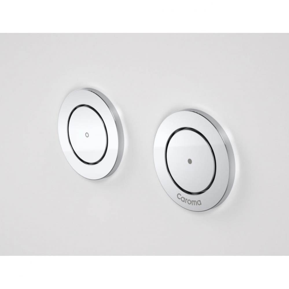 Round Remote Botton Chrome