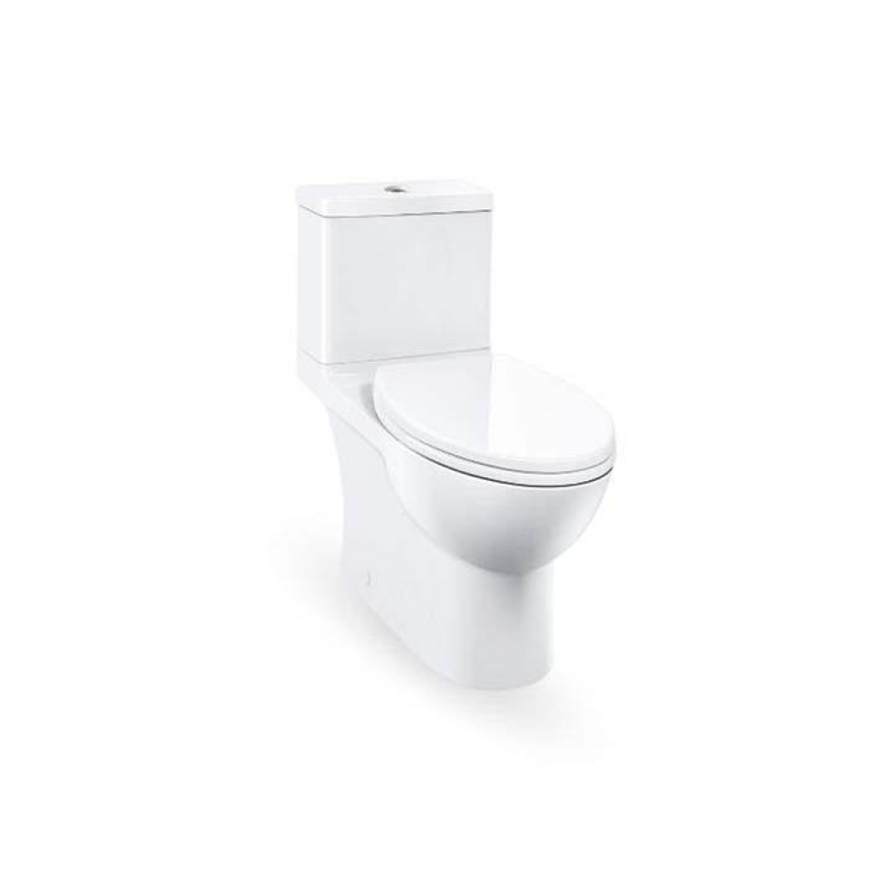 Caravelle Top Button Toilet Tank White