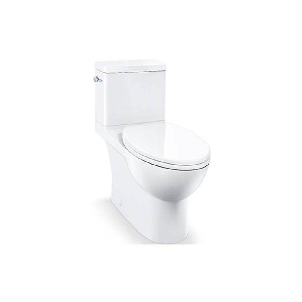 Caravelle Smart 2 Piece Left Lever Toilet Tank White