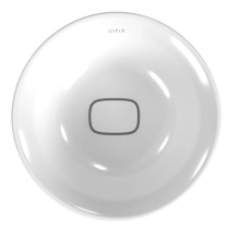 Cheviot Products Canada 1229-WH - Metropole Vessel Sink, Gloss White