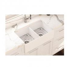 Cheviot Products Canada 1902-MB - Ramsay Double Fireclay Kitchen Sink, 33'', Matte Black