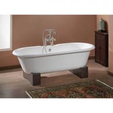 Cheviot Products Canada 2110-WW-6-PN - REGAL Cast Iron Bathtub with Faucet Holes