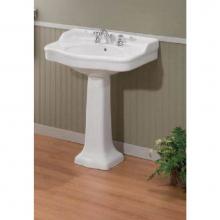 Cheviot Products Canada 350/22-WH-8 - ANTIQUE Pedestal Sink