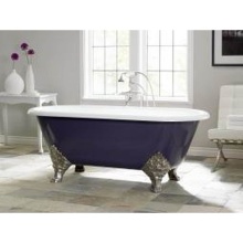 Cheviot Products Canada 2160-WW-0-WH - Carlton Tub, White, Flat, White Feet