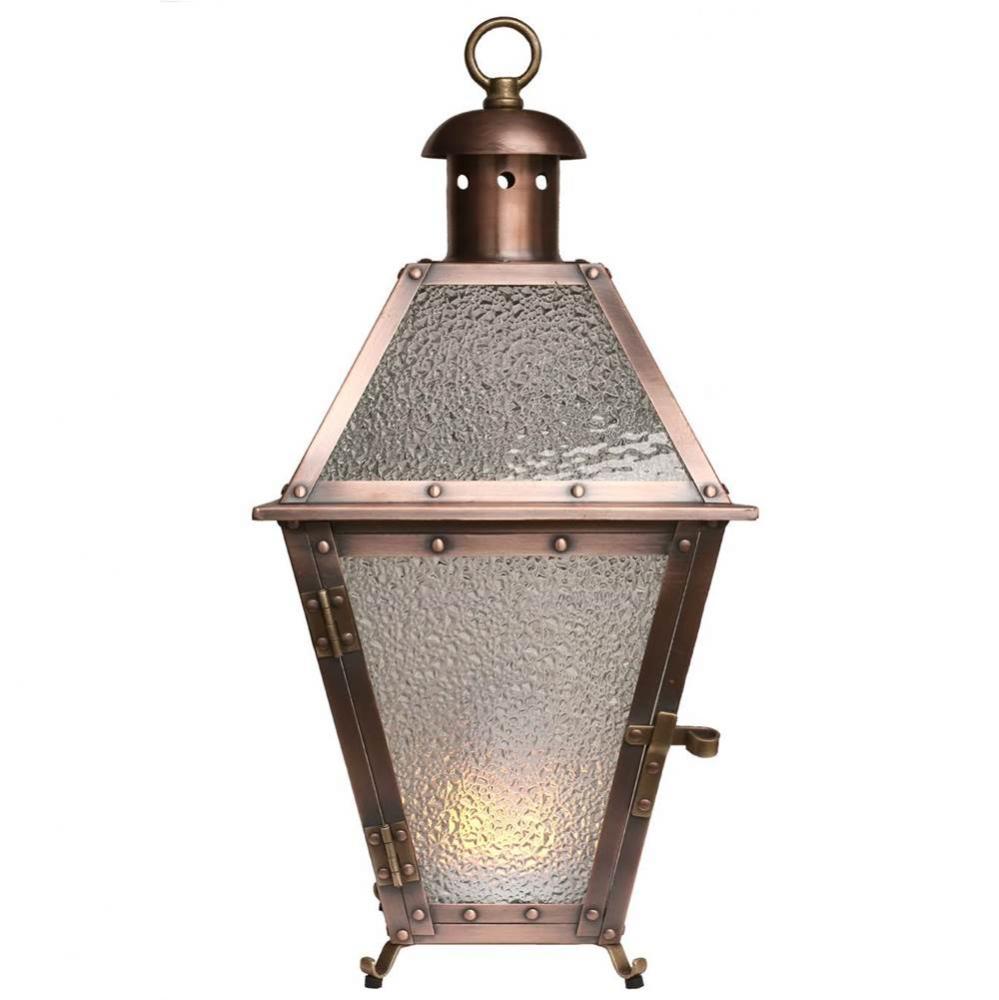 Georgetown table top lantern 18'' high , Battery