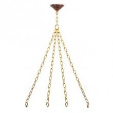 The Coppersmith QCM - Quartet Chain Mount - Ships with 36'' of vertical chain. Electric Lanterns