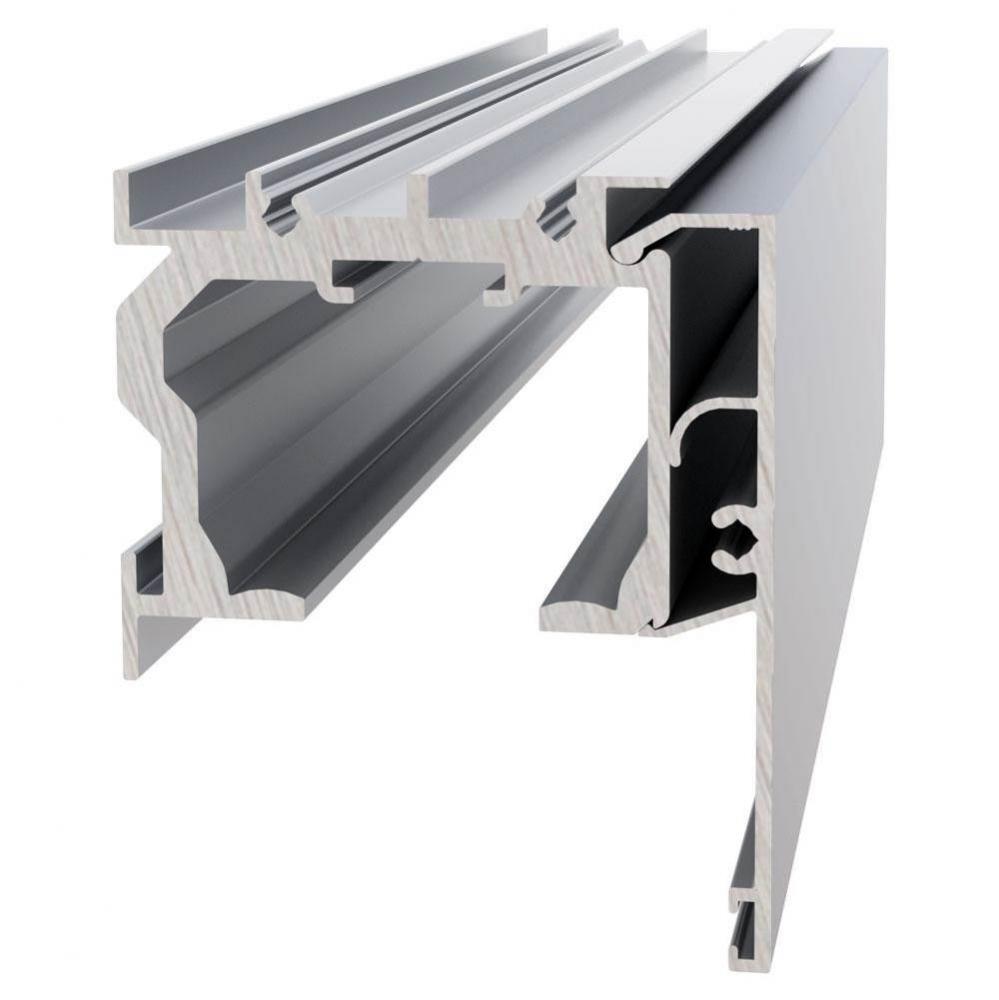 CS CaviTrack Side Mount Kit Clear Anodized (including fascia and end caps)  Suits 1-3/8'&apos