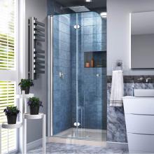 Dreamline Showers DL-6529C-22-01 - DreamLine Aqua Fold 32 in. D x 32 in. W x 74 3/4 in. H Frameless Bi-Fold Shower Door in Chrome wit