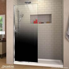 Dreamline Showers D3234720PXB-01 - DreamLine Linea Ombre 34 in. W x 72 in. H Single Panel Frameless Shower Screen in Chrome