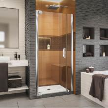 Dreamline Showers SHDR-4330060-01 - DreamLine Elegance-LS 34 1/2 - 36 1/2 in. W x 72 in. H Frameless Pivot Shower Door in Chrome