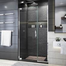 Dreamline Showers SHDR-444014-01 - DreamLine Elegance Plus 39 3/4 - 40 1/2 in. W x 72 in. H Frameless Pivot Shower Door in Chrome