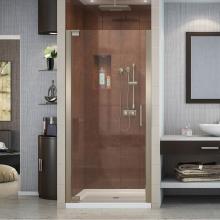 Dreamline Showers SHDR-4132720-04 - DreamLine Elegance 32 1/4 - 34 1/4 in. W x 72 in. H Frameless Pivot Shower Door in Brushed Nickel