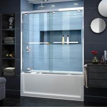 Dreamline Showers SHDR-1660580-01 - DreamLine Encore 56-60 in. W x 58 in. H Semi-Frameless Bypass Tub Door in Chrome