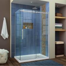 Dreamline Showers SHEN-6434480-07 - DreamLine Enigma Air 34 3/4 in. D x 48 3/8 in. W x 76 in. H Frameless Sliding Shower Enclosure in