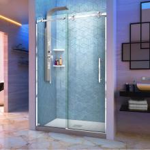 Dreamline Showers SHDR-6548760-08 - DreamLine Enigma Sky 44-48 in. W x 76 in. H Frameless Sliding Shower Door in Polished Stainless St