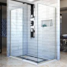 Dreamline Showers SHDR-3234342-04 - DreamLine Linea Two Individual Frameless Shower Screens 34 in. W x 72 in. H each, Open Entry Desig