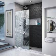 Dreamline Showers D3234721M11-08 - DreamLine Platinum Linea Surf 34 in. W x 72 in. H Single Panel Frameless Shower Screen in Polished
