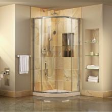 Dreamline Showers DL-6702-22-01 - DreamLine Prime 36 in. D x 36 in. W x 74 3/4 in. H Clear Framed Sliding Shower Enclosure in Chrome