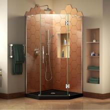 Dreamline Showers DL-6060-88-01 - DreamLine Prism Plus 36 in. D x 36 in. W x 74 3/4 in. H Hinged Shower Enclosure in Chrome with Cor