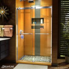 Dreamline Showers SHDR-6348762-01 - DreamLine Sapphire 44-48 in. W x 76 in. H Semi-Frameless Bypass Shower Door in Chrome