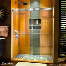 Dreamline Showers SHDR-6360762-01 - DreamLine Sapphire 56-60 in. W x 76 in. H Semi-Frameless Bypass Shower Door in Chrome