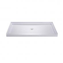 Dreamline Showers DLT-1136540 - DreamLine SlimLine 36 in. D x 54 in. W x 2 3/4 in. H Center Drain Single Threshold Shower Base in