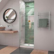 Dreamline Showers SHDR-2024722-01 - DreamLine Unidoor-LS 24 in. W x 72 in. H Frameless Hinged Shower Door in Chrome
