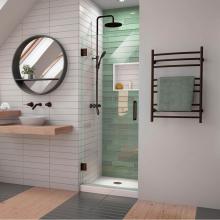 Dreamline Showers SHDR-2024722-06 - DreamLine Unidoor-LS 24 in. W x 72 in. H Frameless Hinged Shower Door in Oil Rubbed Bronze