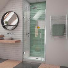 Dreamline Showers SHDR-2036722-01 - DreamLine Unidoor-LS 36-37 in. W x 72 in. H Frameless Hinged Shower Door in Chrome