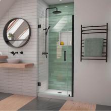 Dreamline Showers SHDR-2031722-09 - DreamLine Unidoor-LS 31-32 in. W x 72 in. H Frameless Hinged Shower Door in Satin Black