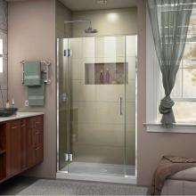 Dreamline Showers D13006572-01 - DreamLine Unidoor-X 42 1/2-43 in. W x 72 in. H Frameless Hinged Shower Door in Chrome