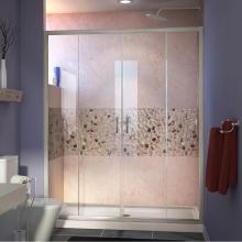 Dreamline Showers DL-6963C-22-04 - DreamLine Visions 36 in. D x 60 in. W x 74 3/4 in. H Sliding Shower Door in Brushed Nickel with Ce
