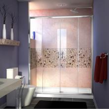 Dreamline Showers SHDR-1160726-01 - DreamLine Visions 56-60 in. W x 72 in. H Framed Sliding Shower Door in Chrome