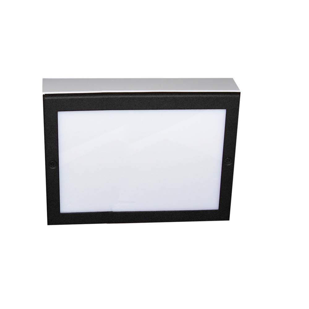 2 X 2W LED STRIP, PAVER LIGHT, 6X9, BLACK