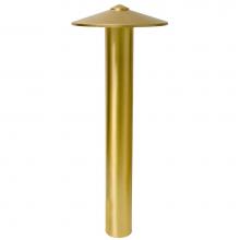 Focus Industries AL05CP24LMBRS - 11W 12V LEDM, BRASS 24'' X 3''OD POST AREA