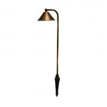 Focus Industries PL19L12BAR - 3W OMNI SUPER SAVER LED, SPUN BRASS 5.5'' BELL, TOP MOUNT, ACID