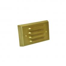 Focus Industries SL02LEDPBRS - 4W, BRASS FLAT LEDP STEP