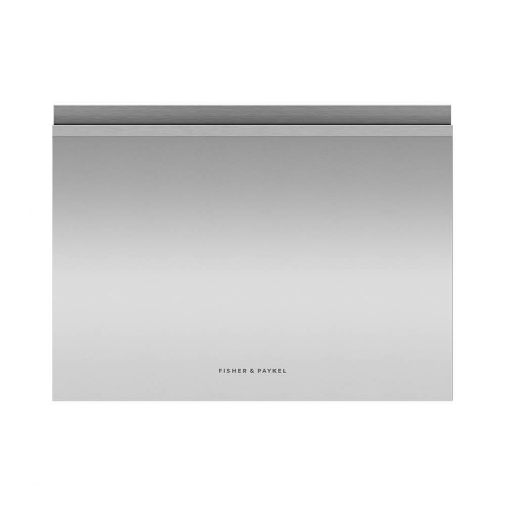 Stainless Accessory Doors for Single, Tall, Panel Ready, Recessed Handle