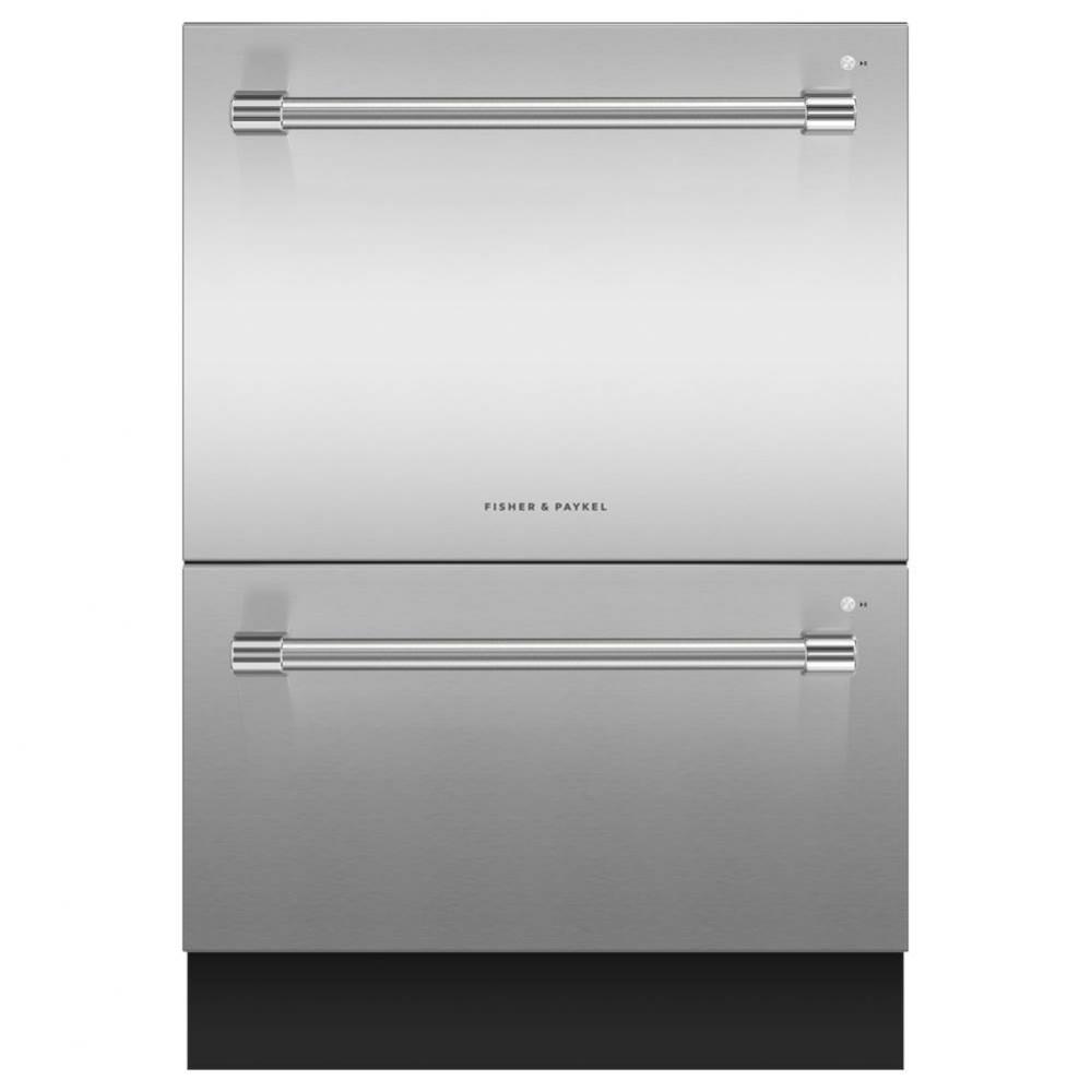 Stainless Steel, Tall, 6 Wash Cycles, 14 Place Settings, Professional Round Flush Handle