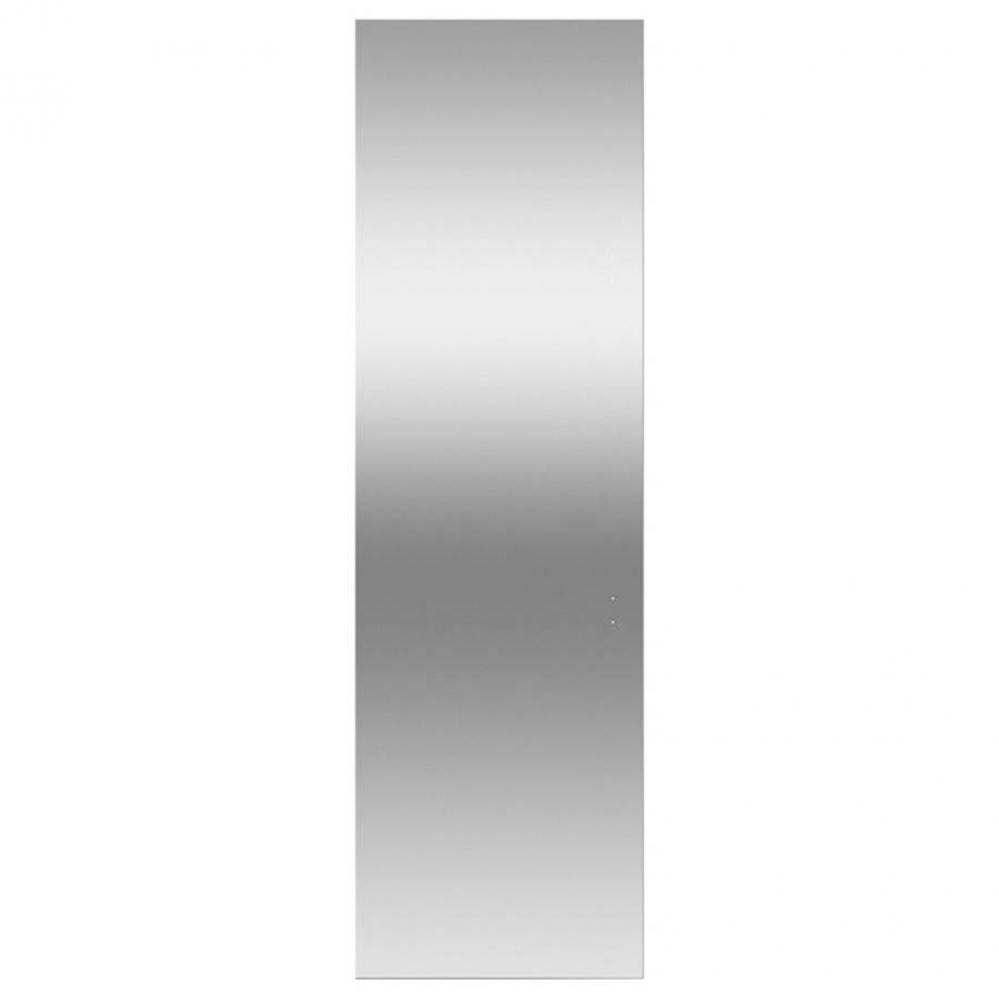 24'' Column Stainless Steel Door Panel, Left Hinge (Handles not Included)