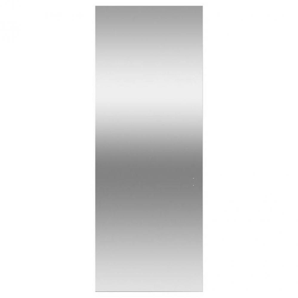 30'' Column Stainless Steel Door Panel, Left Hinge (Handles not Included)